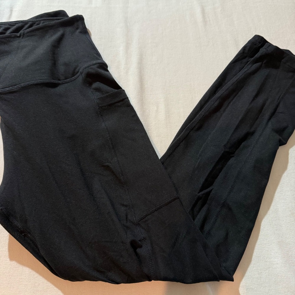 Shapermint Essentials Black Pocket Leggings Women L G‎ Activewear Workout